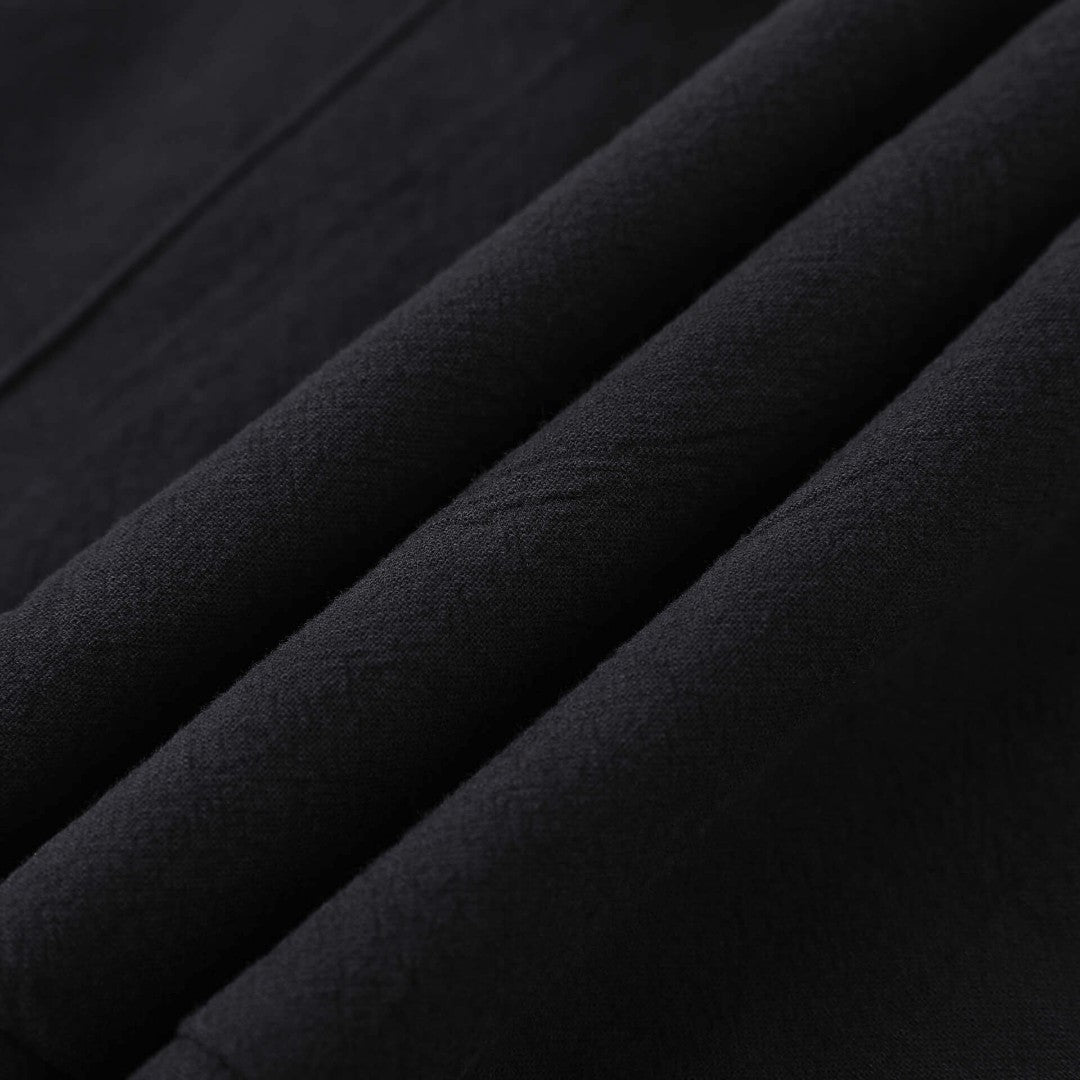 Shun - Calças japonesas confortáveis Preto