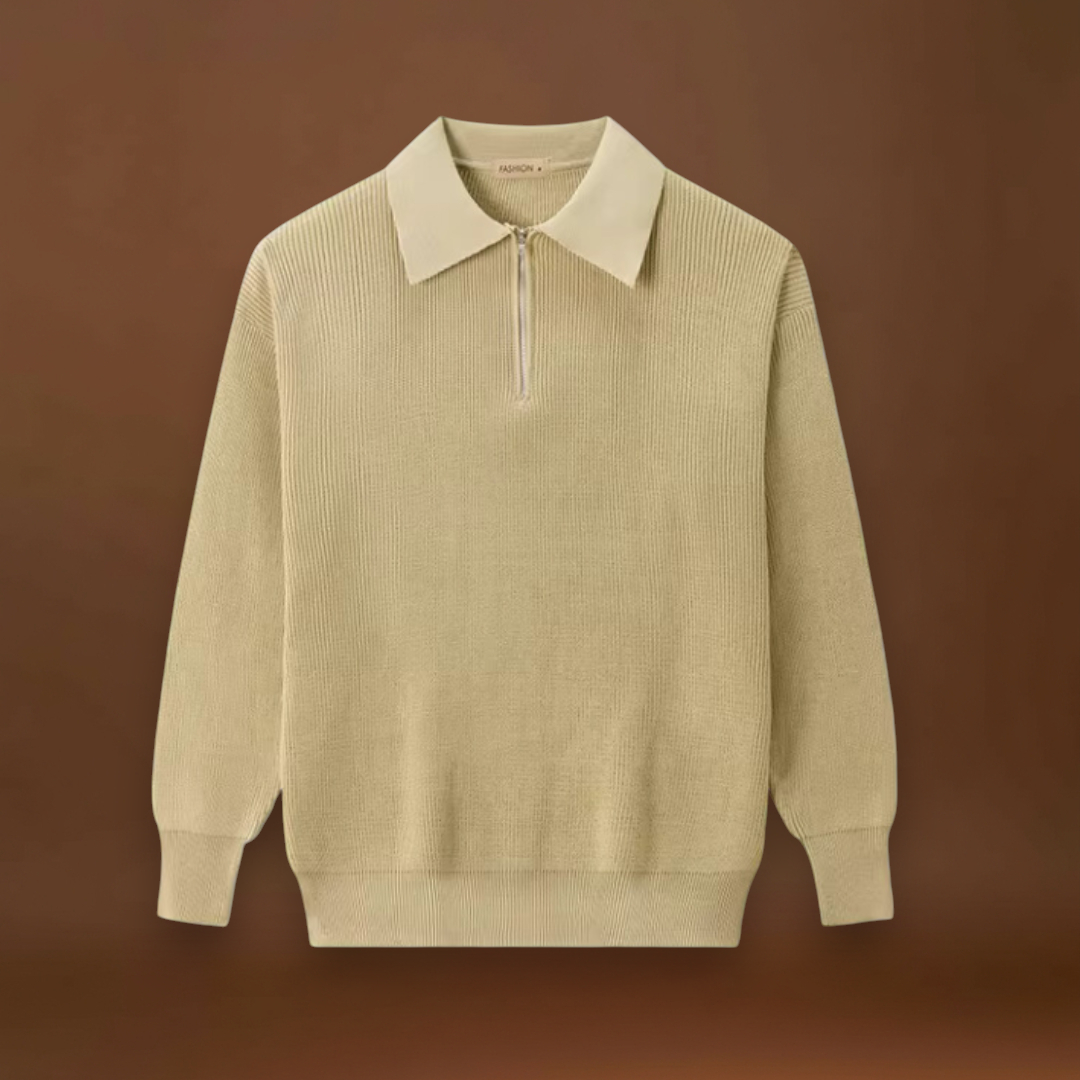 João | Pullover de Malha Misturada Confortavelmente