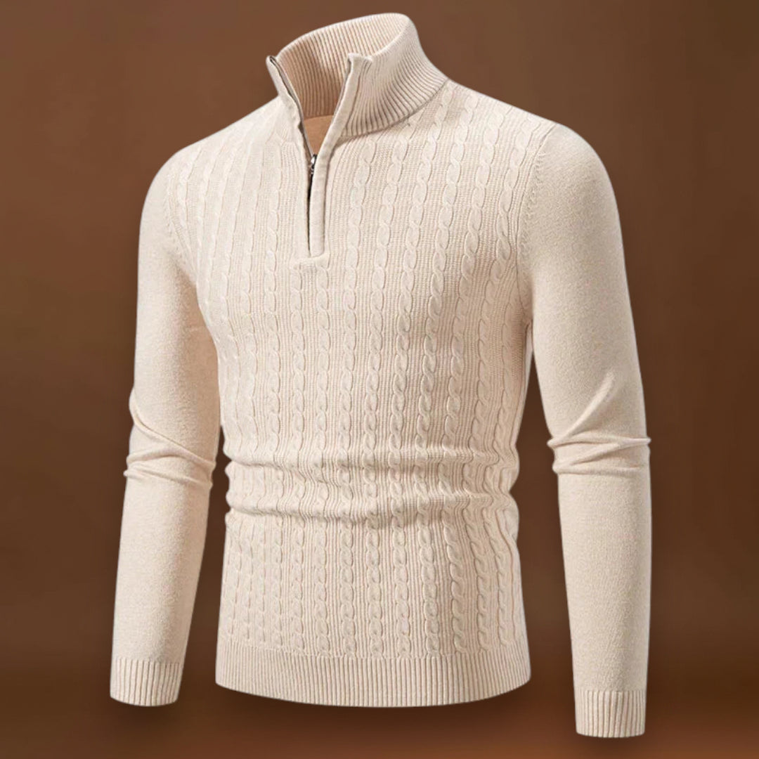 Constantino | Sweater de Malha Misturada Texturizada