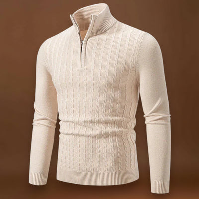 Constantino | Sweater de Malha Misturada Texturizada