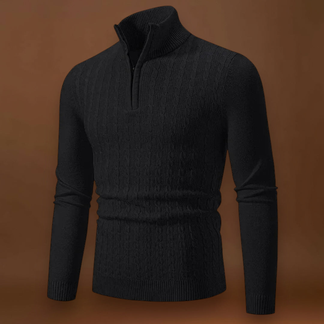Constantino | Sweater de Malha Misturada Texturizada