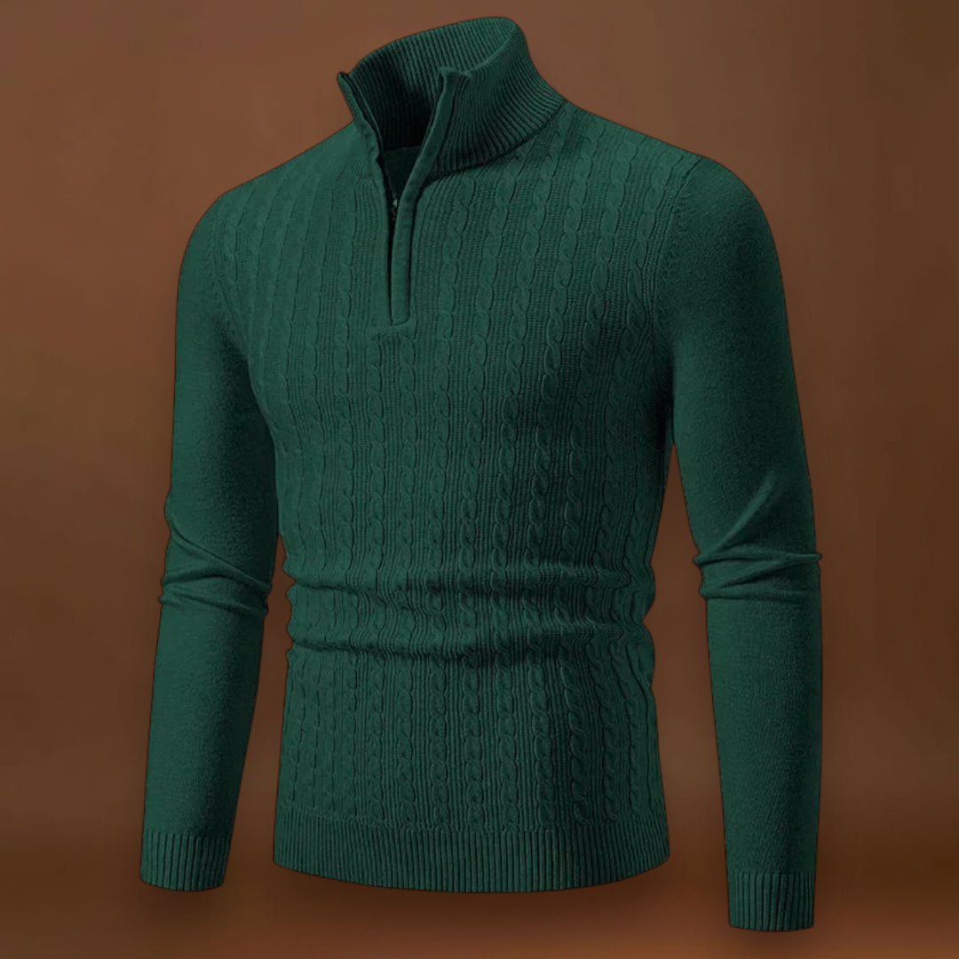 Constantino | Sweater de Malha Misturada Texturizada