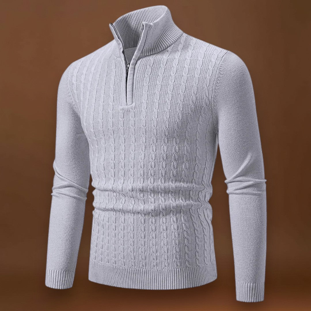 Constantino | Sweater de Malha Misturada Texturizada