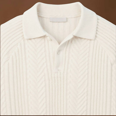 Sweater de Malha Misturada - Silhueta Relaxada e Movimento Fácil