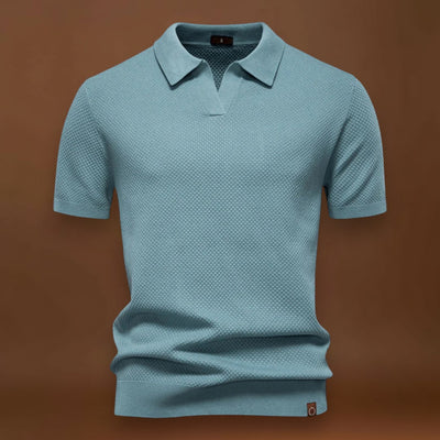 Camisa Polo de Malha - Gola de Malha Respirável e Mobilidade