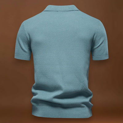 Camisa Polo de Malha - Gola de Malha Respirável e Mobilidade