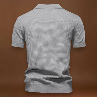 Camisa Polo de Malha - Gola de Malha Respirável e Mobilidade