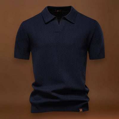 Camisa Polo de Malha - Gola de Malha Respirável e Mobilidade