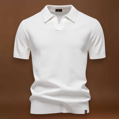 Camisa Polo de Malha - Gola de Malha Respirável e Mobilidade