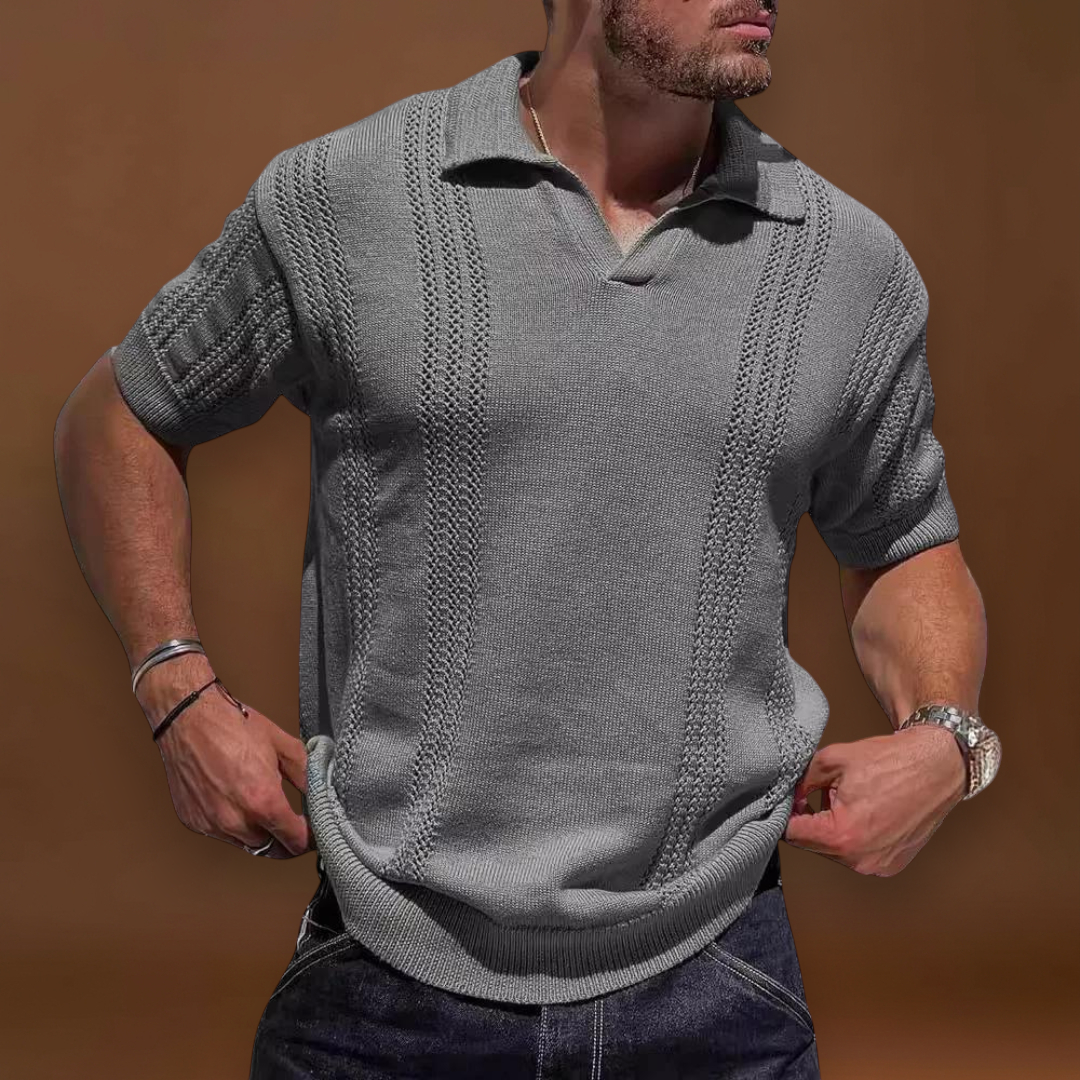 Polo de Malha - Mistura Suave de Malha e Controle de Humidade Respirável