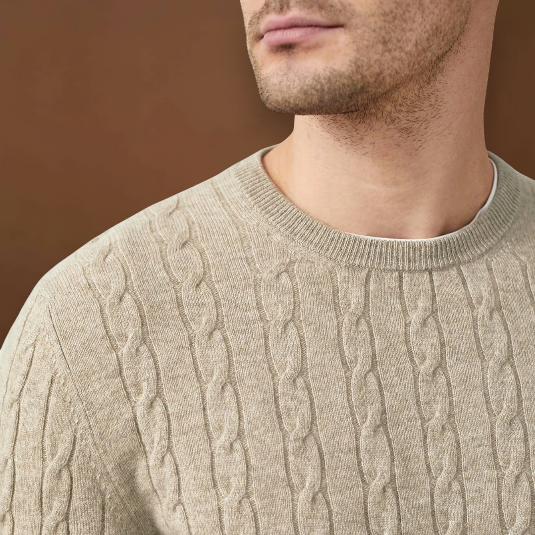 Pedro | Sweater de Malha Cordão Confortável