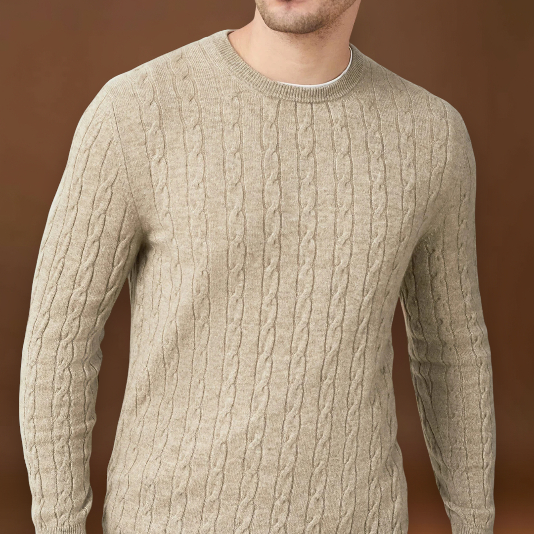Pedro | Sweater de Malha Cordão Confortável