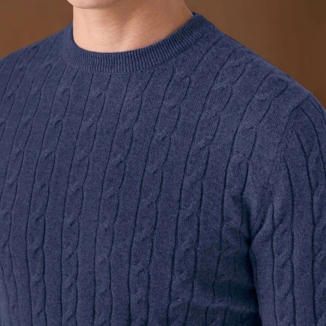 Pedro | Sweater de Malha Cordão Confortável