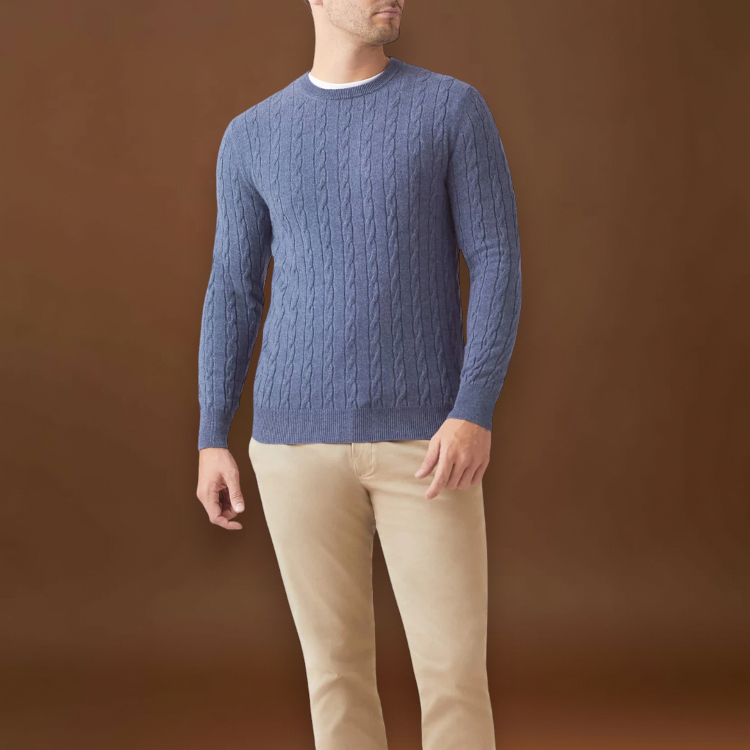 Pedro | Sweater de Malha Cordão Confortável