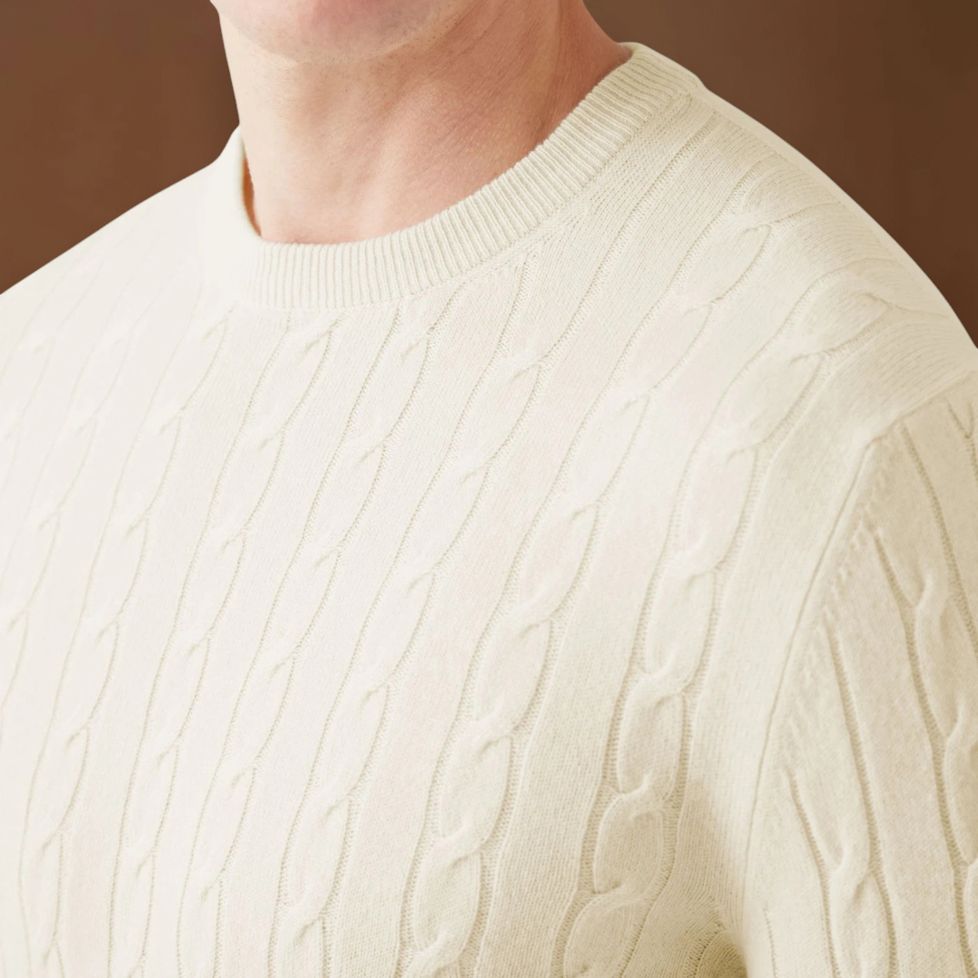 Pedro | Sweater de Malha Cordão Confortável