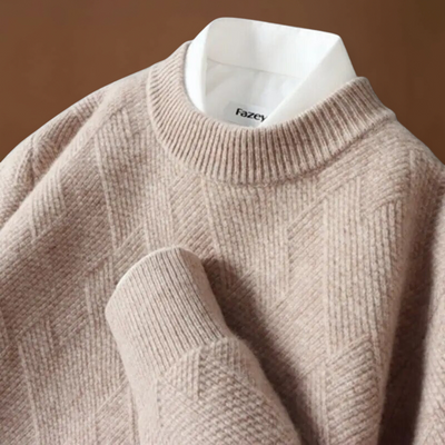 Valentiniano | Sweater de Malha Jacquard Respirável