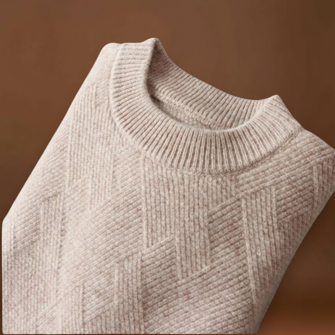 Valentiniano | Sweater de Malha Jacquard Respirável