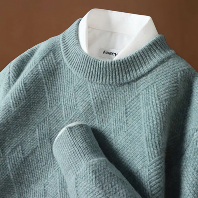 Valentiniano | Sweater de Malha Jacquard Respirável