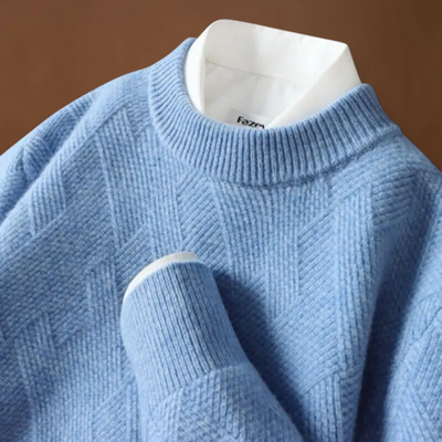 Valentiniano | Sweater de Malha Jacquard Respirável