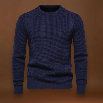 João | Sweater Tricô Patchwork Multicamadas Conforto