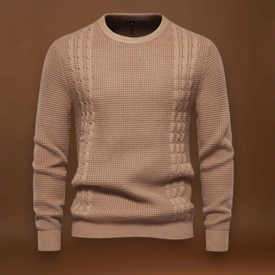 João | Sweater Tricô Patchwork Multicamadas Conforto