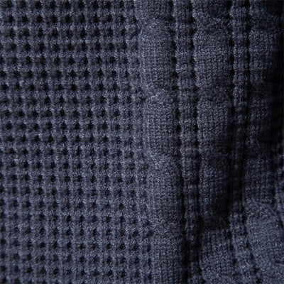 João | Sweater Tricô Patchwork Multicamadas Conforto