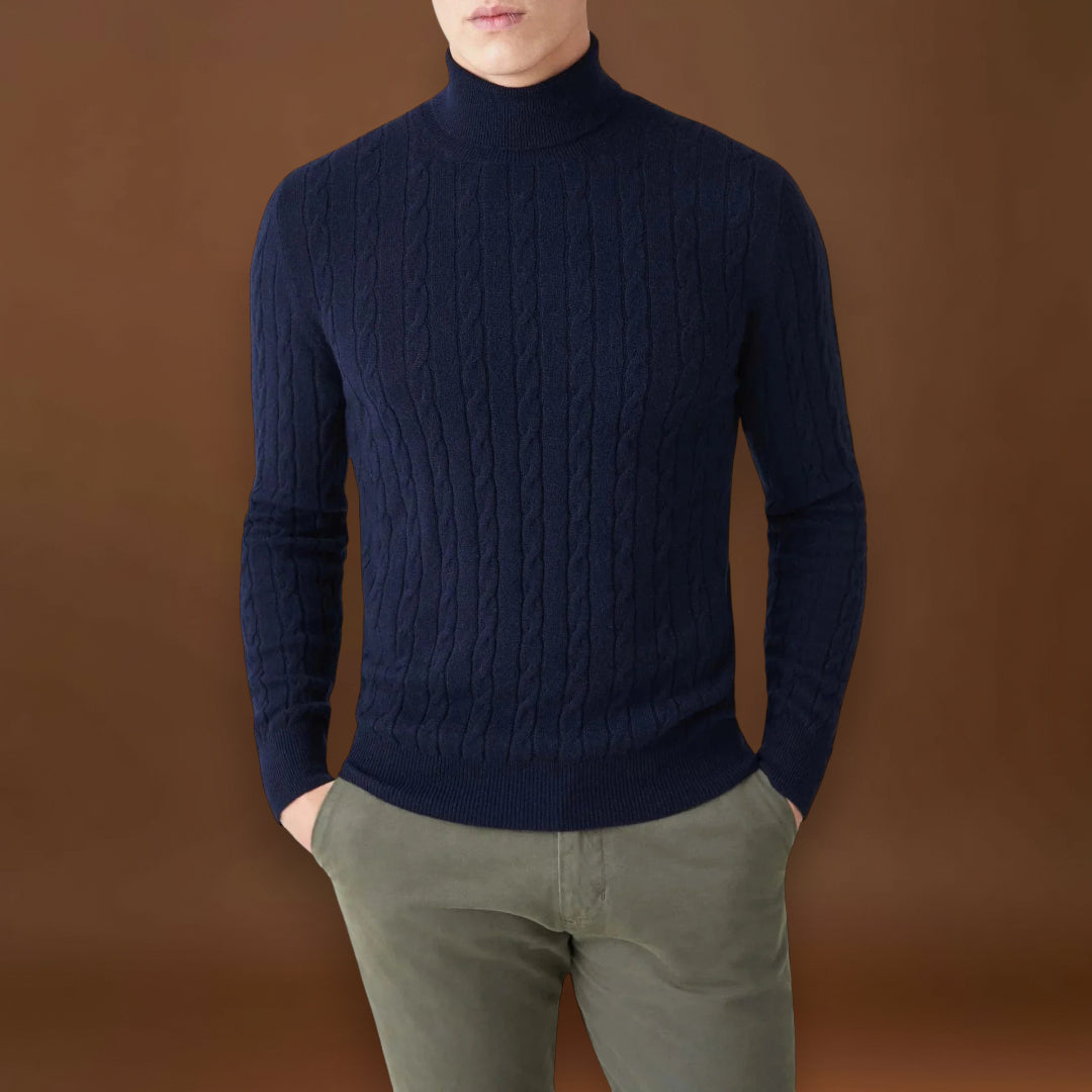 Sebastião | Suéter Malha Poliéster Conforto Extraordinário