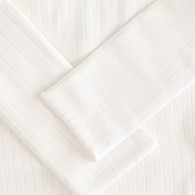 Sweater de Malha – Manga Longa Canellada e Calor e Forma Estáveis