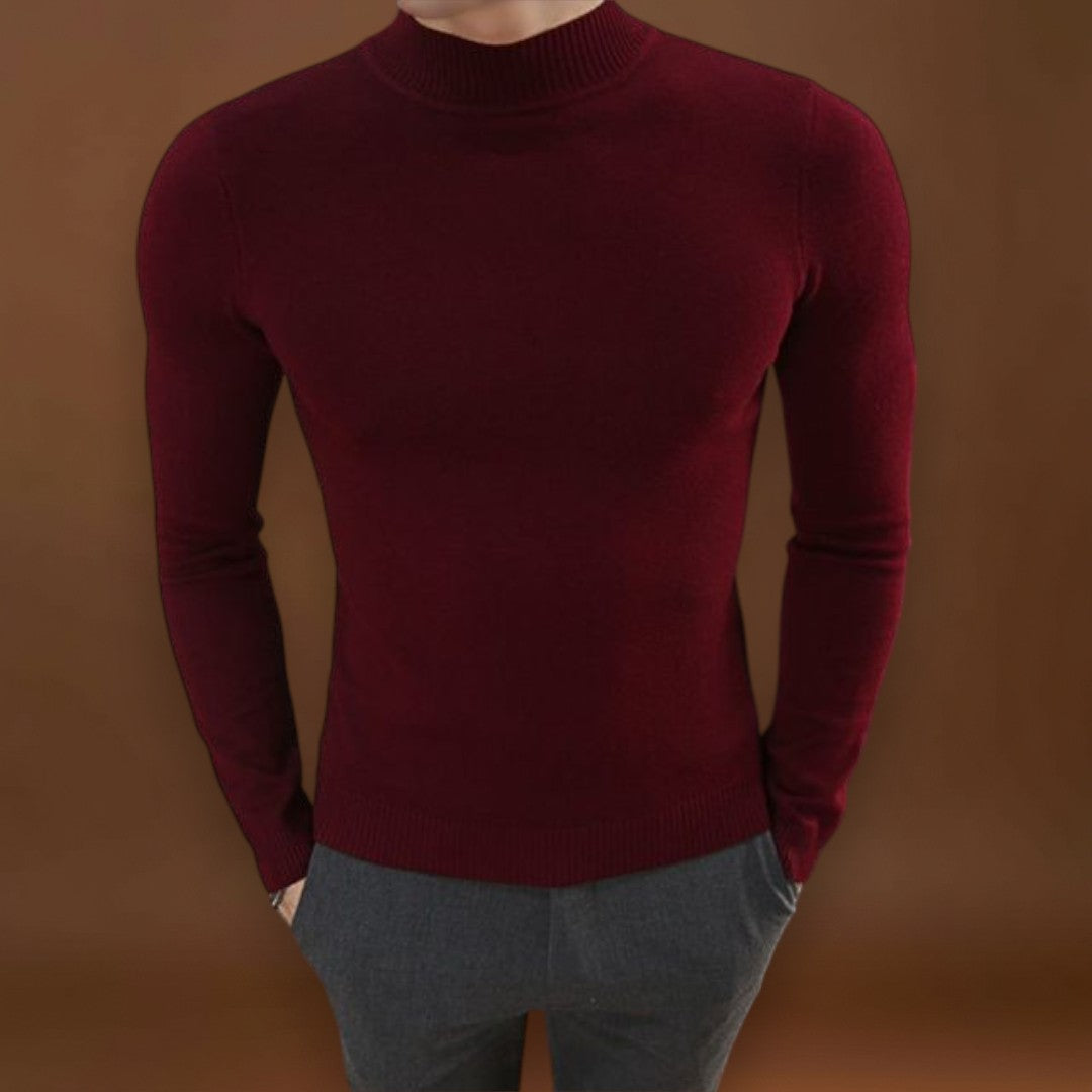 Sweater de Malha - Corte Slim e Conforto Uniforme para Camadas