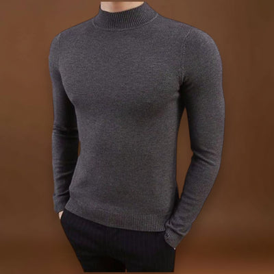 Sweater de Malha - Corte Slim e Conforto Uniforme para Camadas
