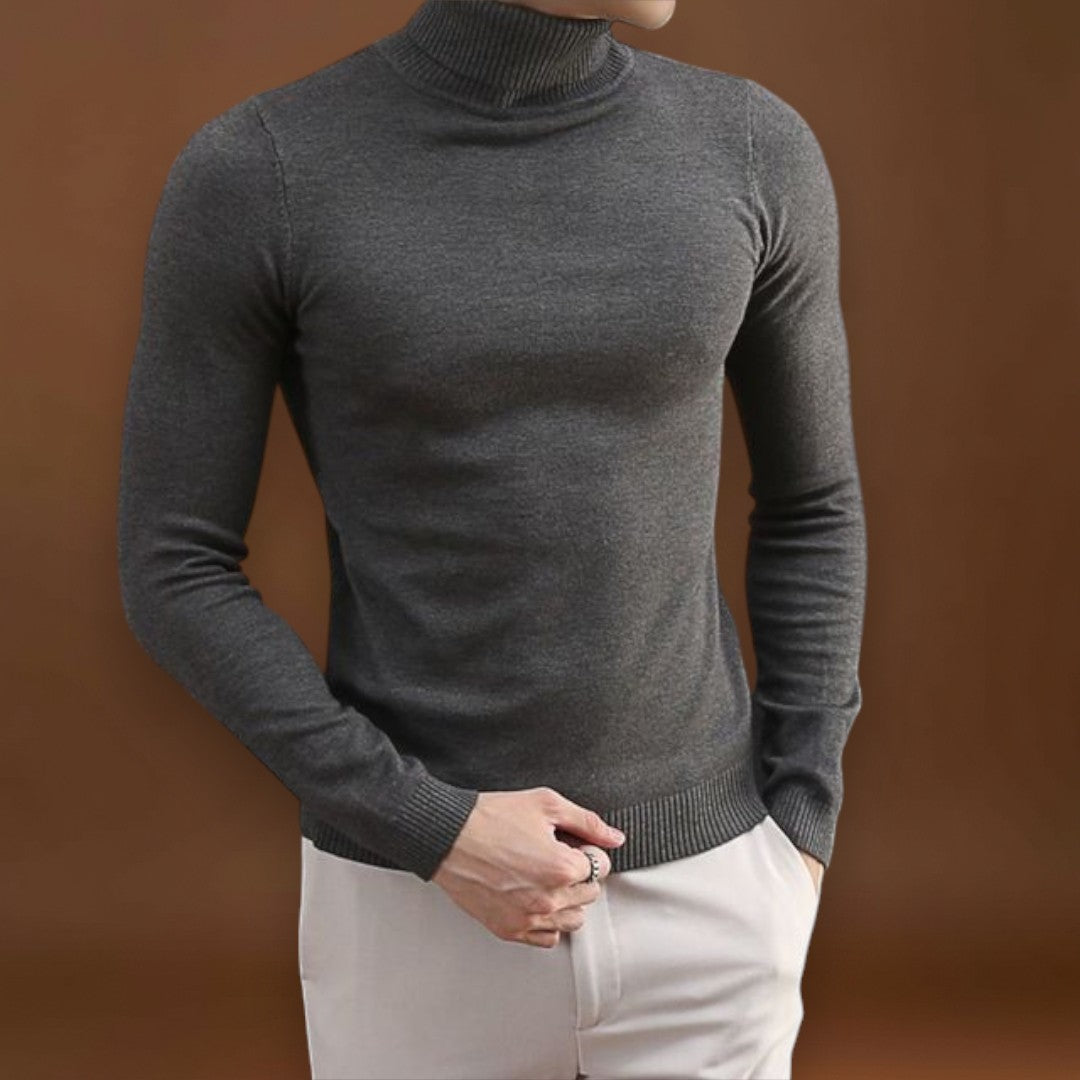 Sweater de Malha - Corte Slim e Conforto Uniforme para Camadas