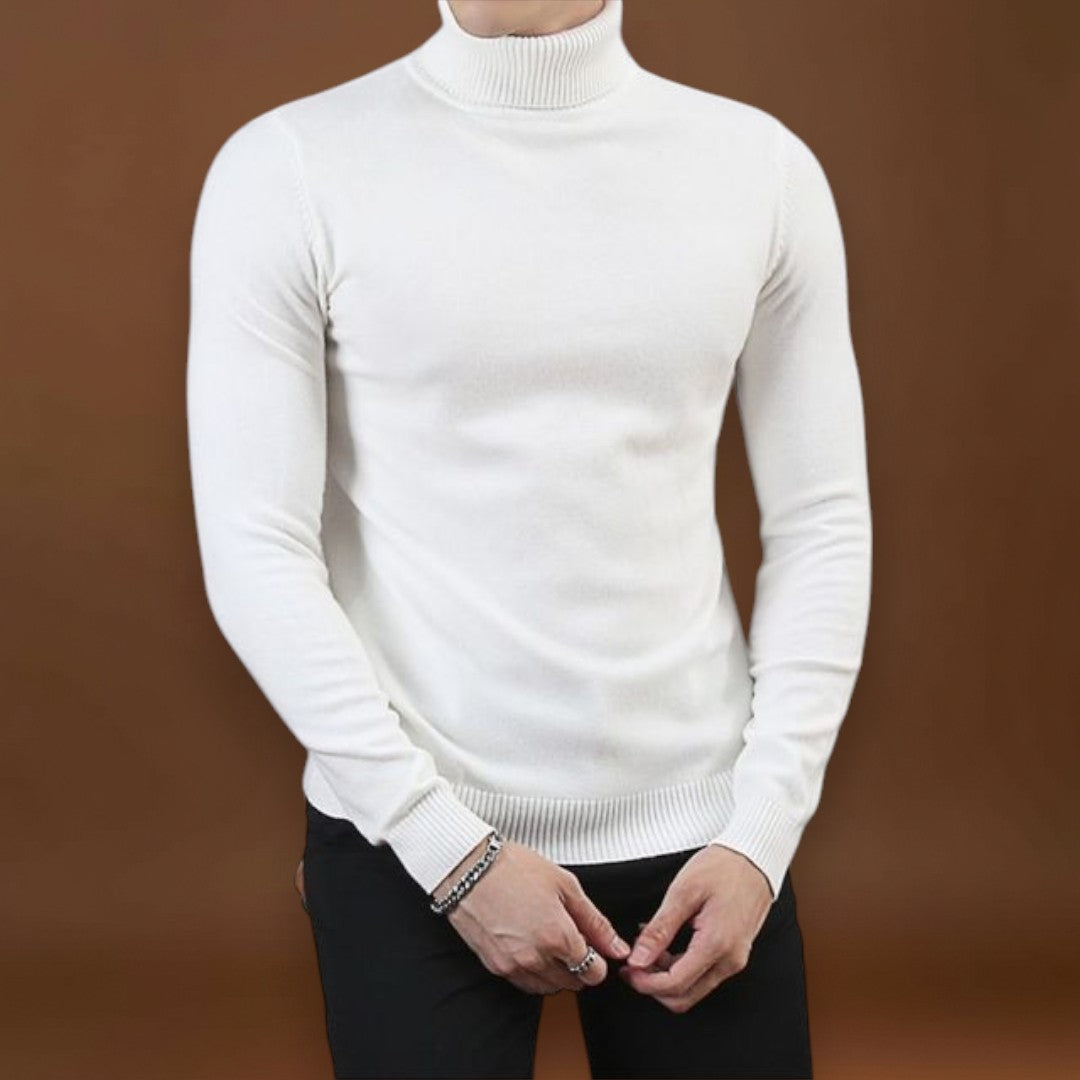 Sweater de Malha - Corte Slim e Conforto Uniforme para Camadas