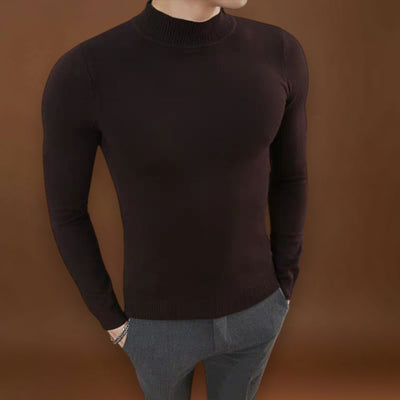 Sweater de Malha - Corte Slim e Conforto Uniforme para Camadas