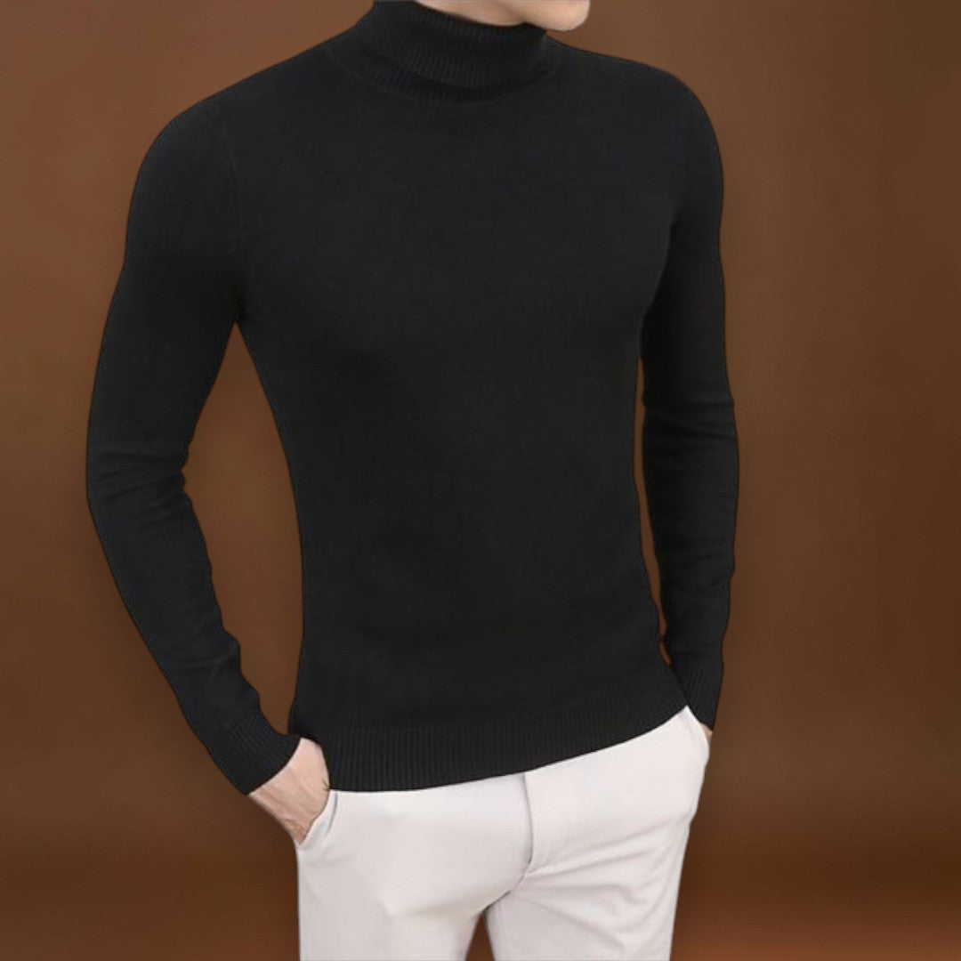 Sweater de Malha - Corte Slim e Conforto Uniforme para Camadas