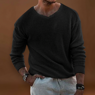 Constantino | Pullover de Malha Respiradíssimo Decote