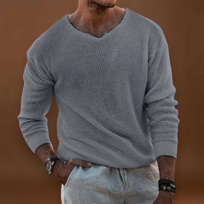 Constantino | Pullover de Malha Respiradíssimo Decote