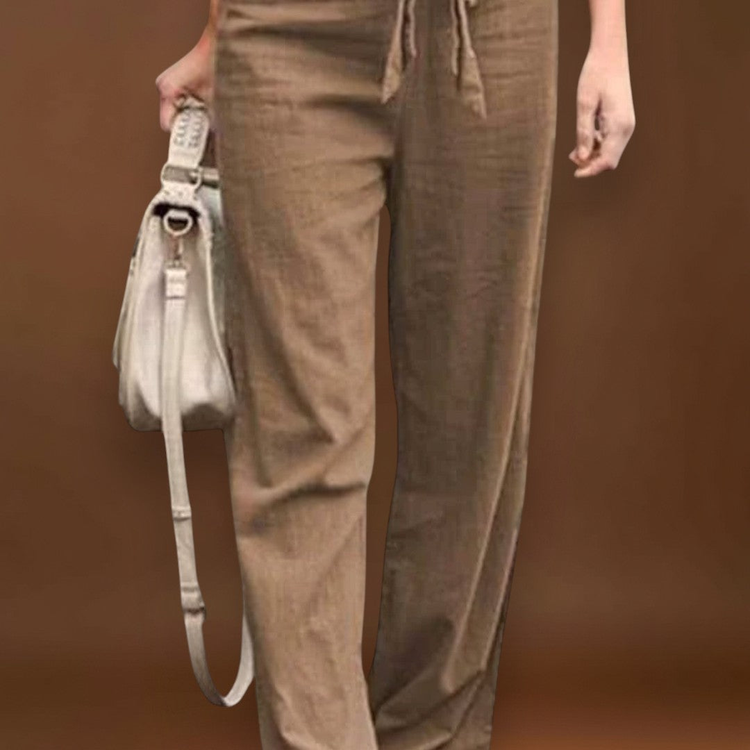 Célia - Calças de linho leves