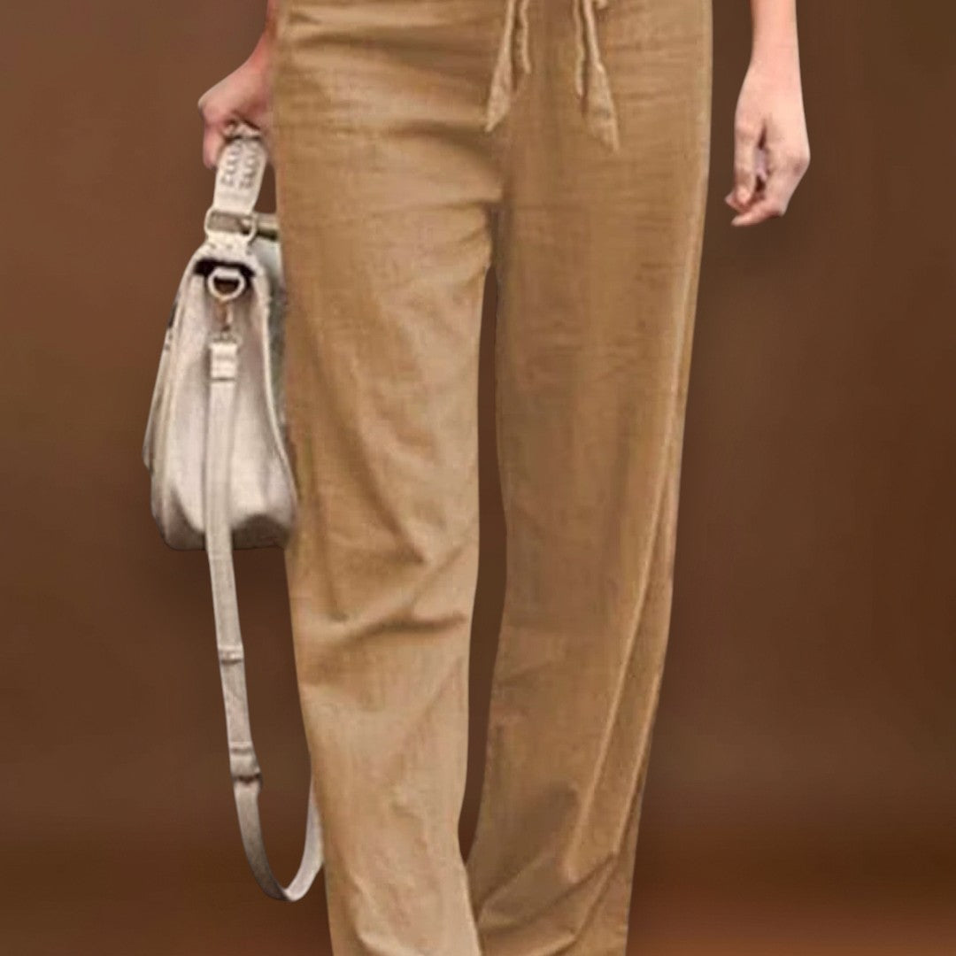Célia - Calças de linho leves