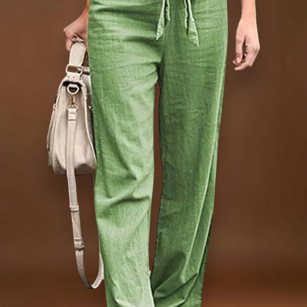 Célia - Calças de linho leves