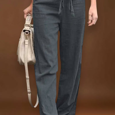 Célia - Calças de linho leves