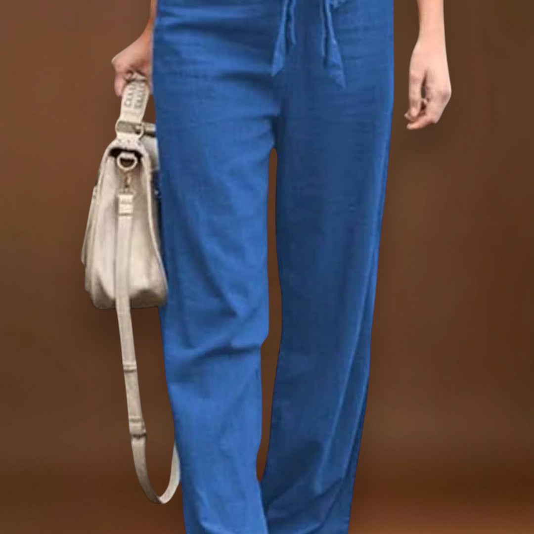 Célia - Calças de linho leves