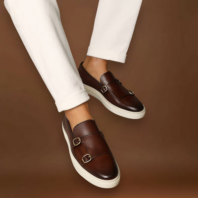 Mocassins - Vamp de Fivela & Slip On para Colocar e Retirar Facilmente