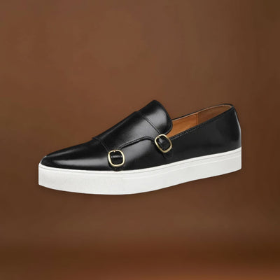 Mocassins - Vamp de Fivela & Slip On para Colocar e Retirar Facilmente