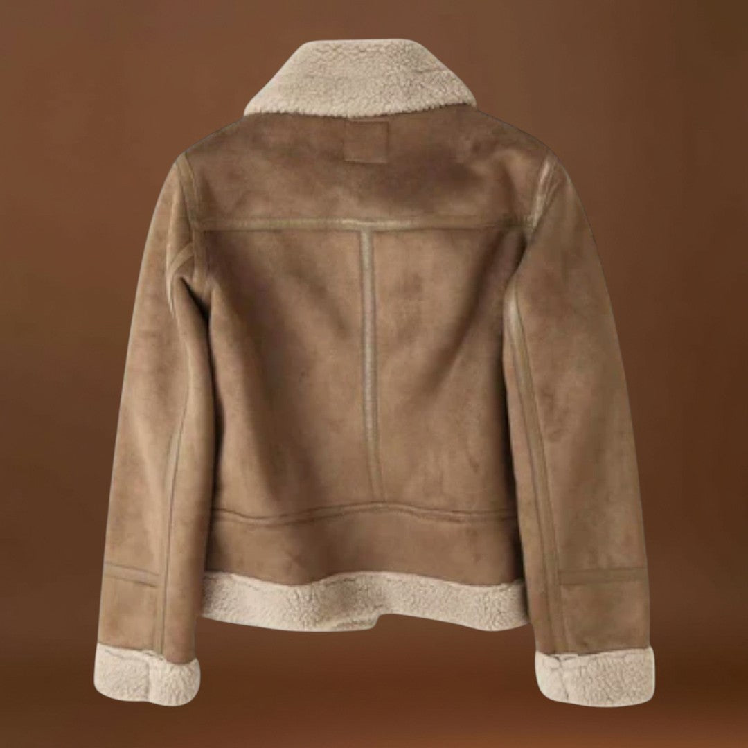 Catarina - Casaco Aviador de Camurça