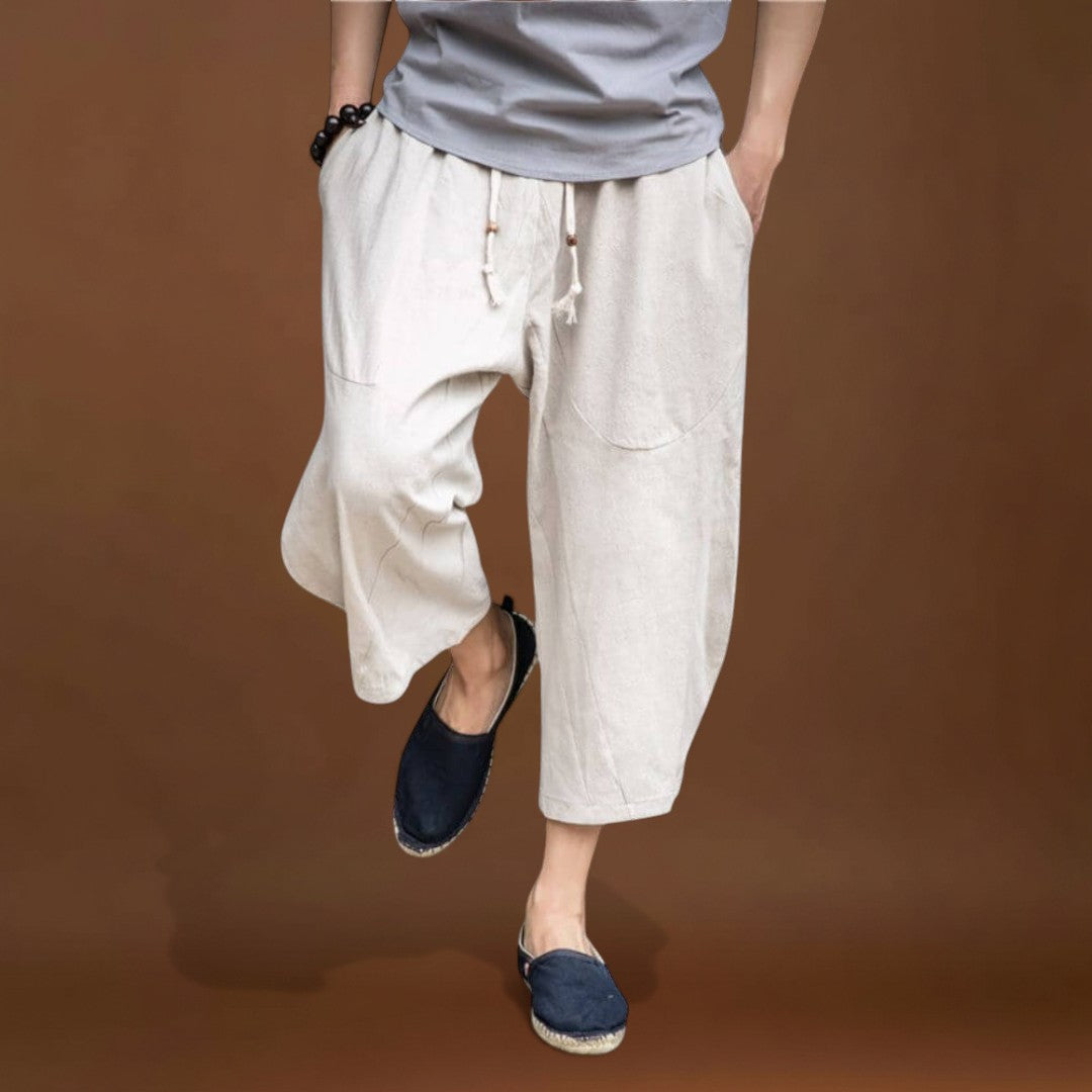 Mai - Calções confortáveis Azul-marinho