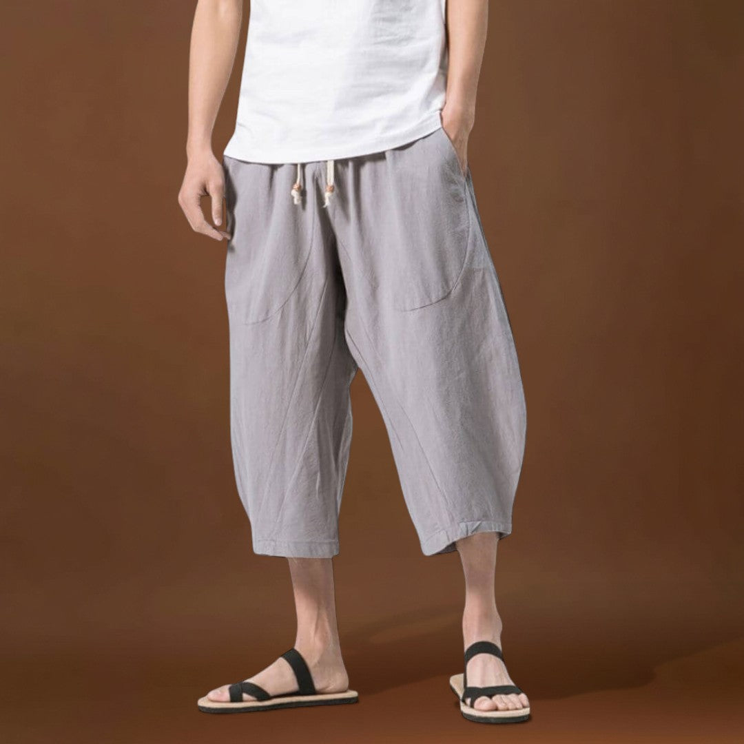 Mai - Calções confortáveis Azul-marinho