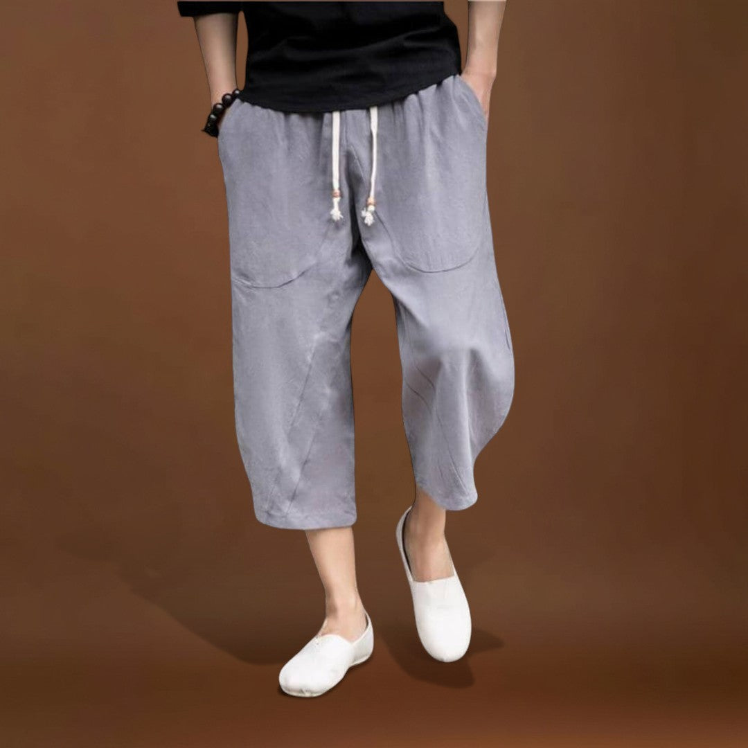 Mai - Calções confortáveis Azul-marinho