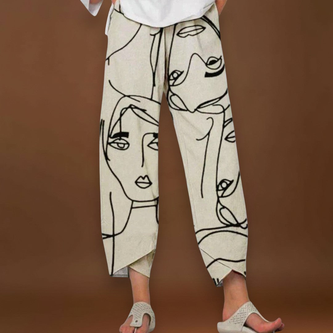 Eugénia - Calças de linho