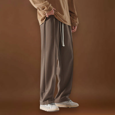 Akari - Calças de conforto japonesas Castanho