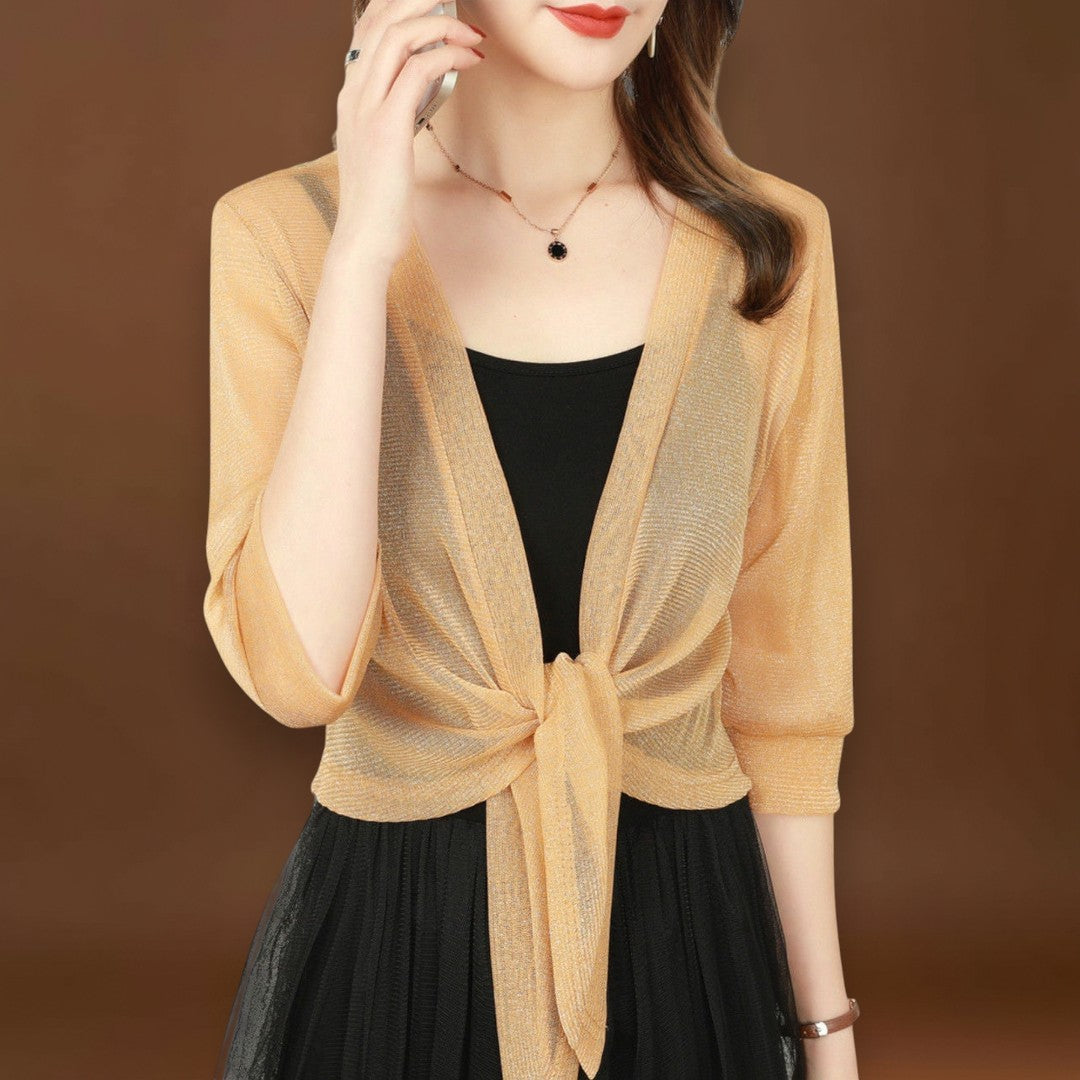 Olivia - Blusa com a frente aberta